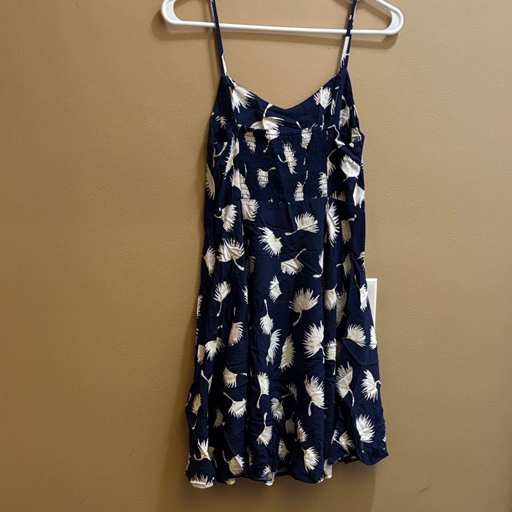 Old Navy Navy Blue and White Mini Dress - Picture 2 of 3